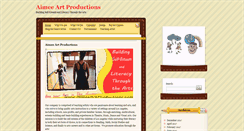 Desktop Screenshot of aimeeartproductions.com